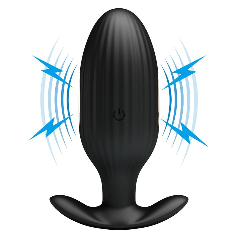 Pretty Love Jefferson plug vibrante elettrostimolazione nero