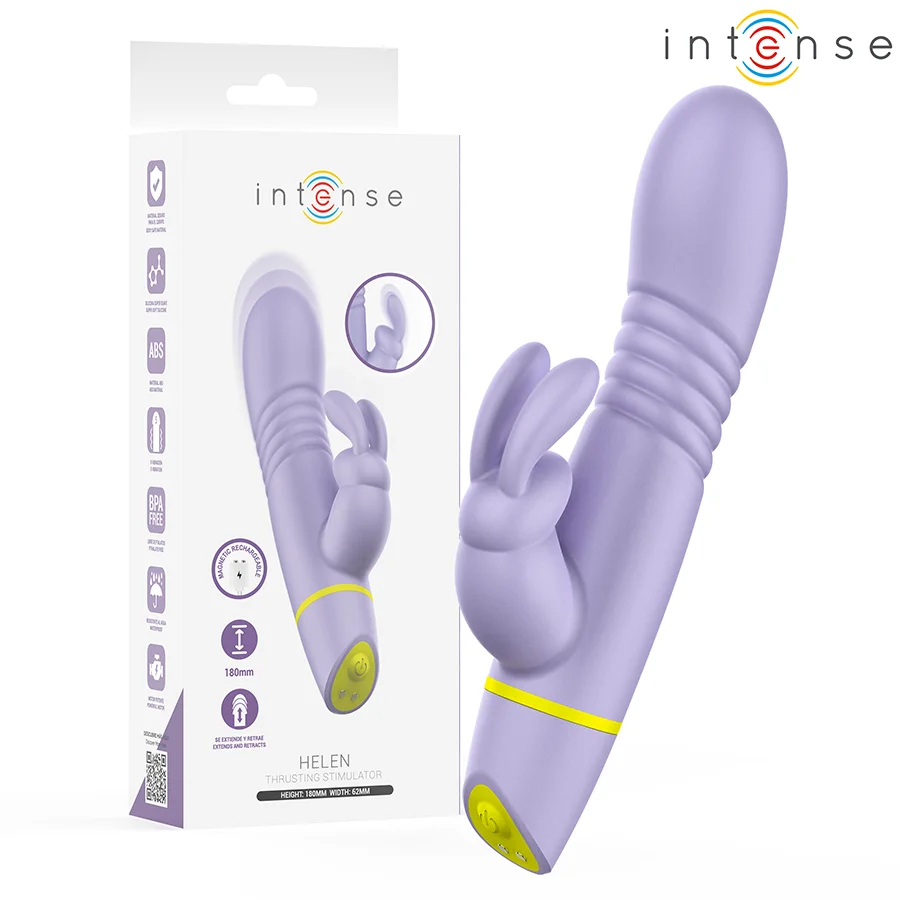 Intense Helen Rabbit vibratore spinta silicone