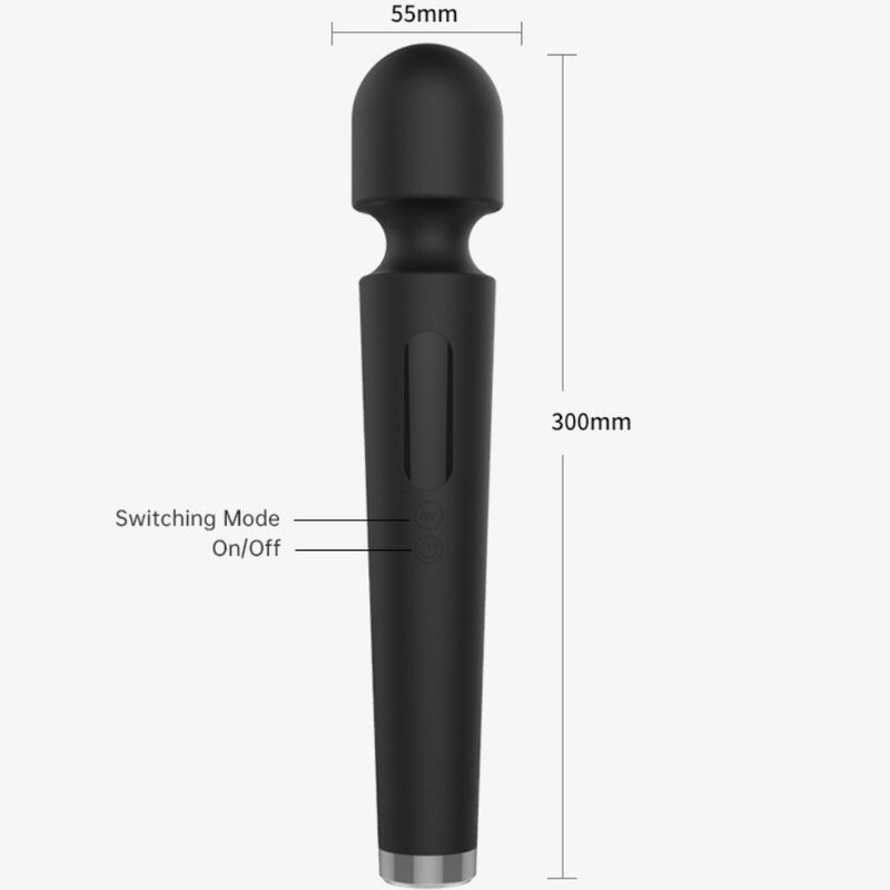 Armony X Power Large vibratore nero 7 programmi