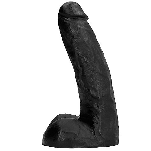 Frutille All Black Dong 22 cm Dildo Morbido Flessibile