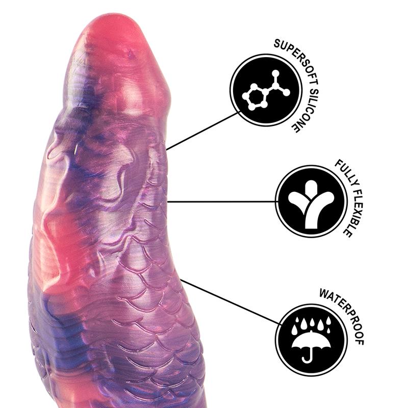 Epic Cybersilicock Medusa dildo base larga