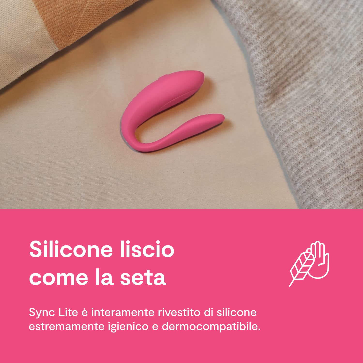 We-Vibe Sync Lite vibratore di coppia rosa ricaricabile