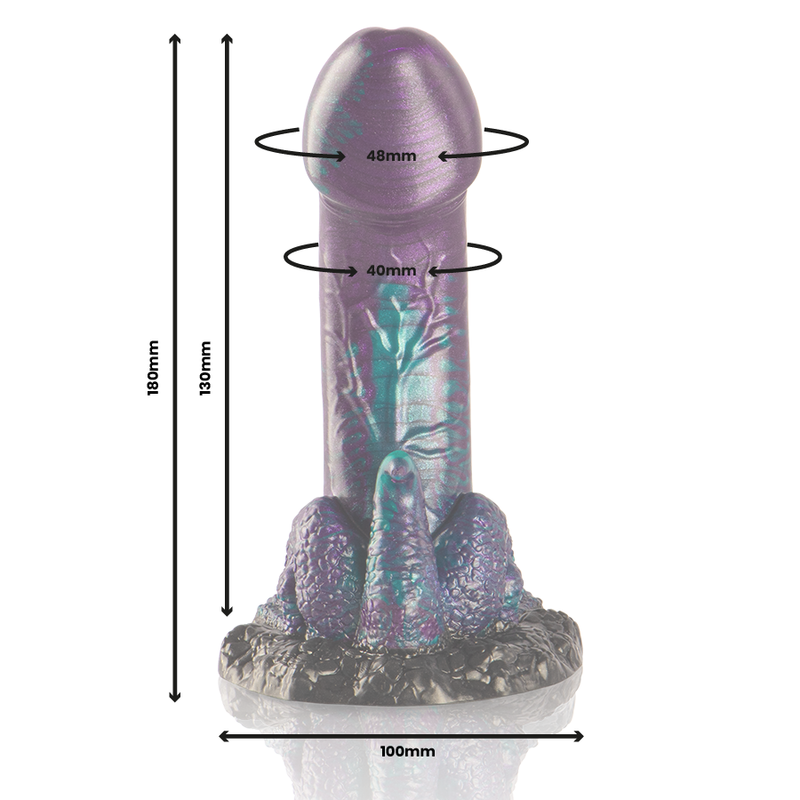 EPIC Basilisk Cybersilicock dildo silicone 130 mm leggero