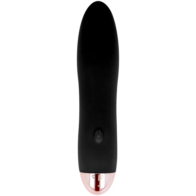 Dolce Vita Quattro Nero vibratore silenzioso nero 13 cm