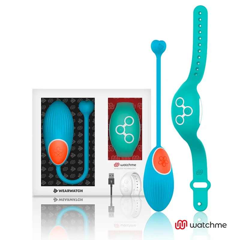 Wearwatch Egg ovulo vibrante telecomando blu acquamarina