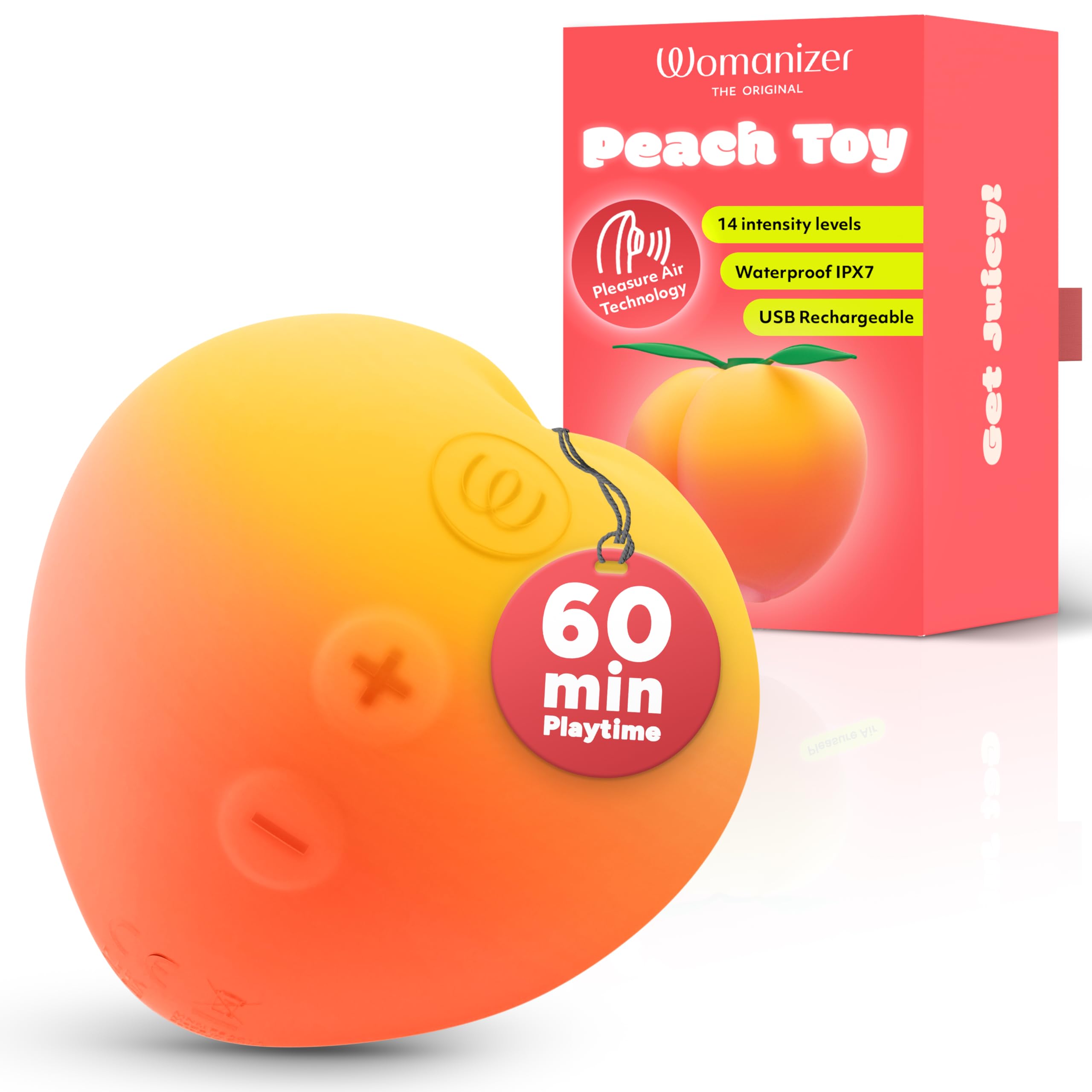 Womanizer Peach succhia clitoride 14 intensità impermeabile