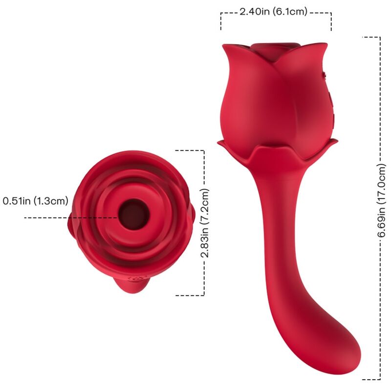 Armony Roselover stimolatore clitoride aspirazione 10 modalita