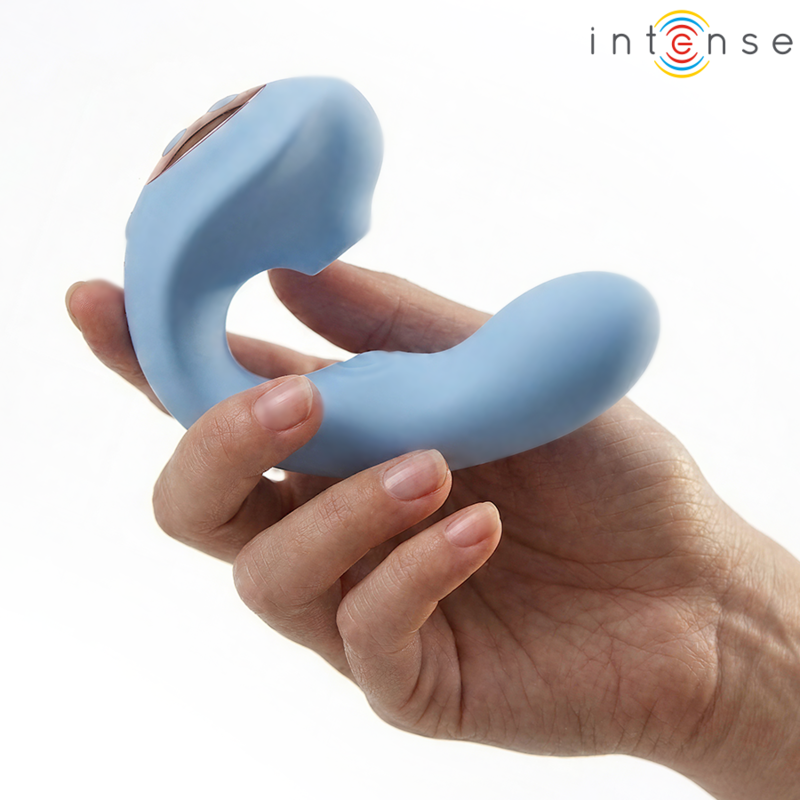 Frutille Intense Gina vibratore succhiaclitoride blu 3 in 1