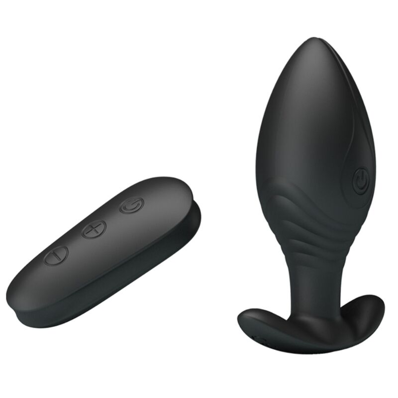Pretty Love Regina plug anale vibrante nero 12 modi