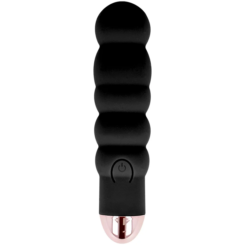 Dolce Vita Sei Nero vibratore in silicone nero 13 cm