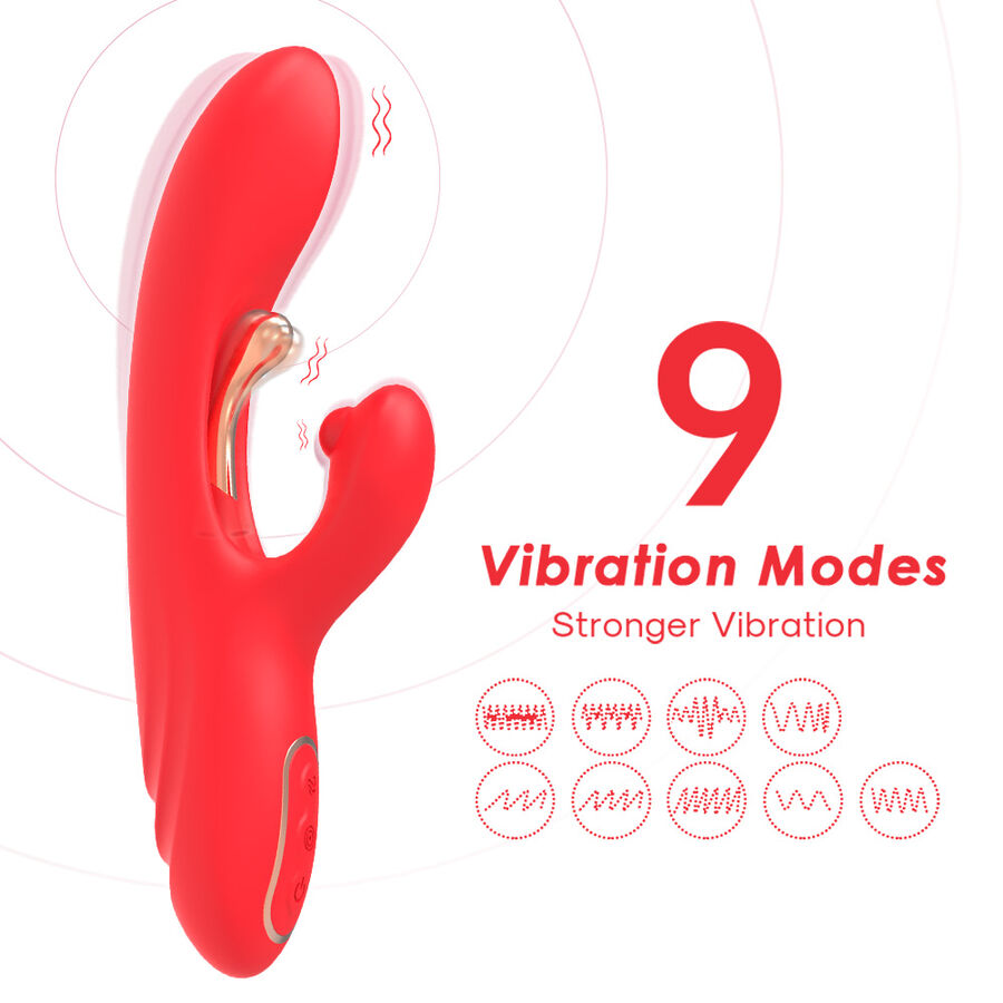 Armony Lingua Oscillante G-Spot vibratore clitorideo rosso