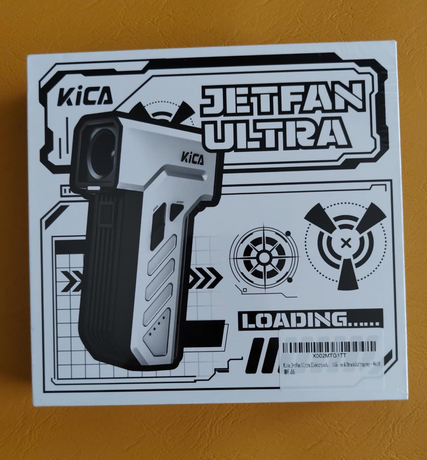 Kica JetFan Ultra soffiatore elettrico bianco ricaricabile