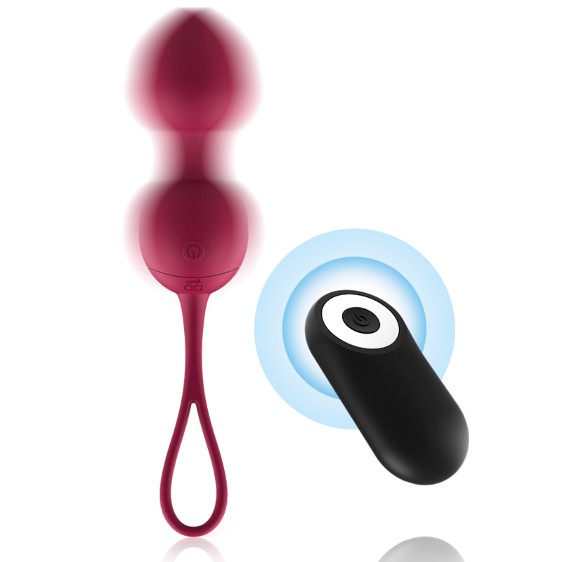 Frutille Cici Beauty set kegel vibrante 3 palline telecomando