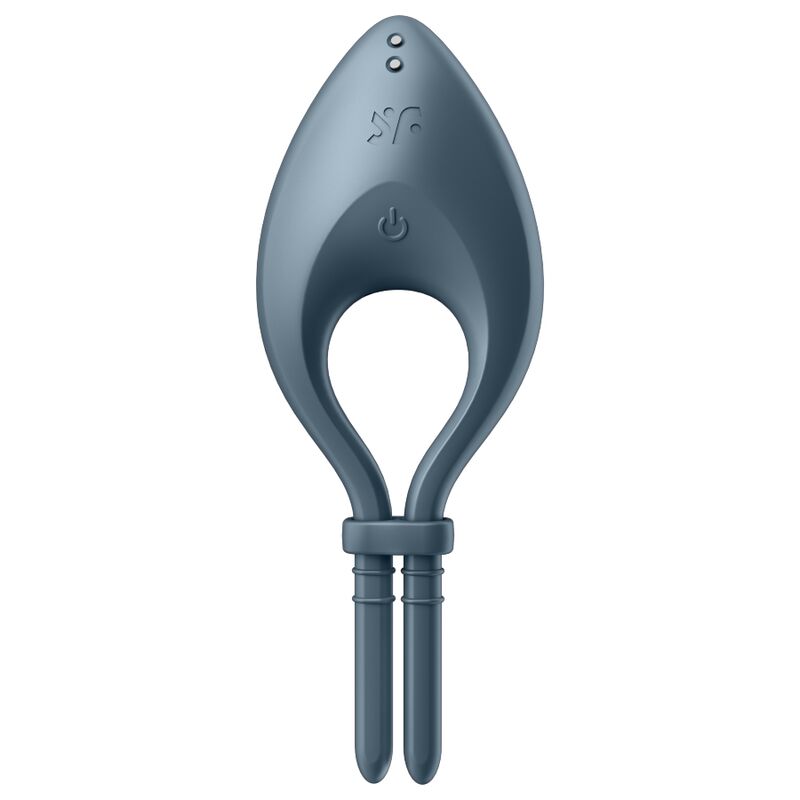 Satisfyer Bullseye anello vibrante regolabile grigio