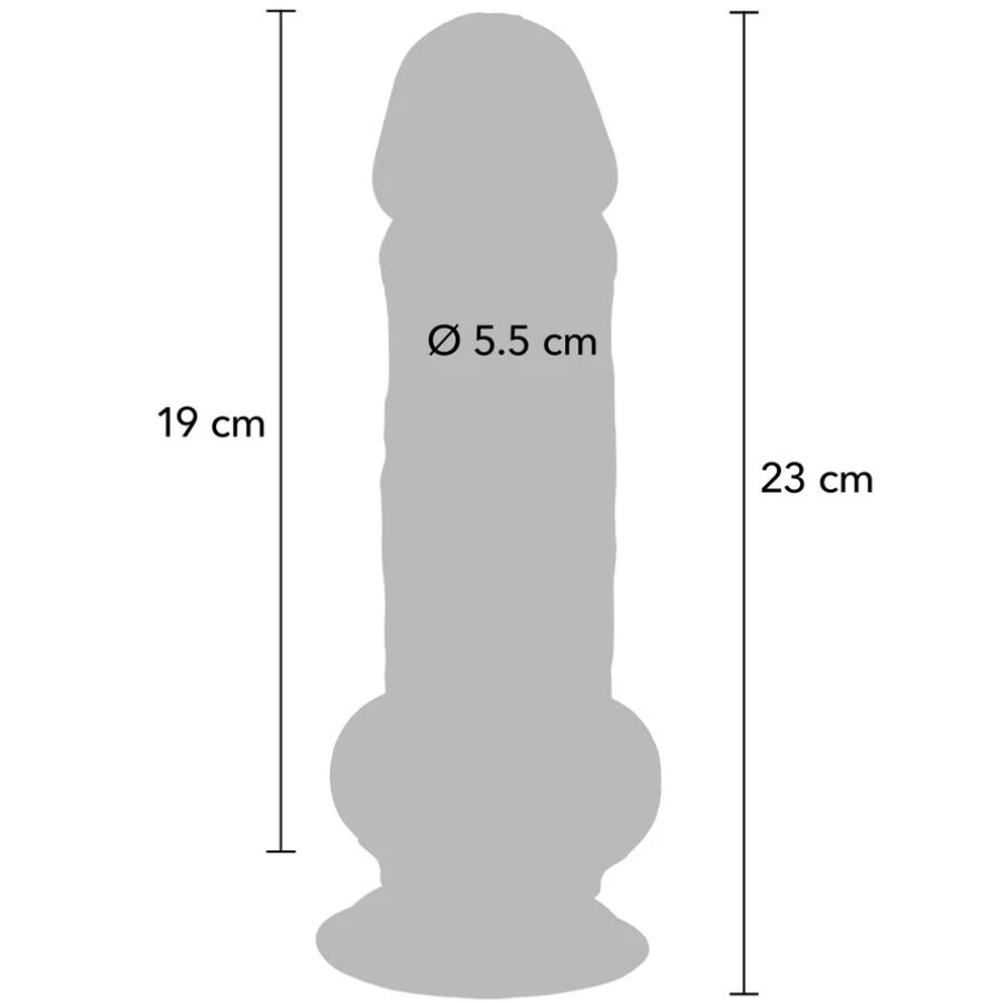 ToyJoy Get Real Deluxe 23 cm dildo con ventosa
