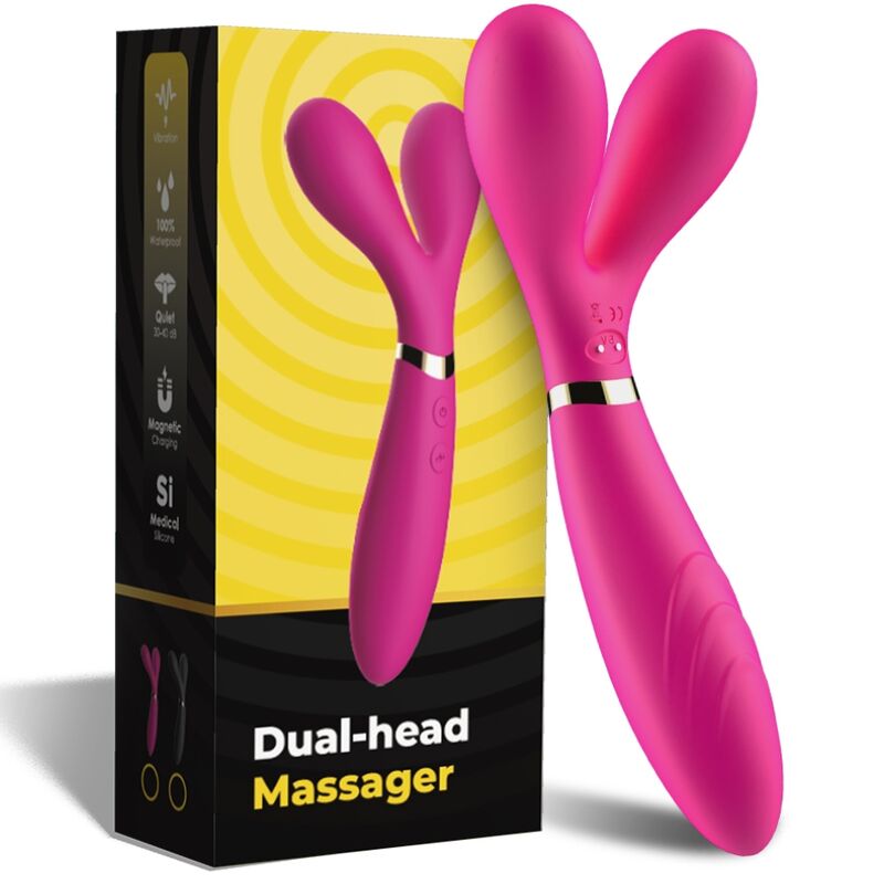 Armony Y-Wand stimolatore clitoride fucsia doppia testa