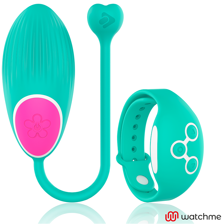 Wearwatch Egg ovetto vibrante acquamarina con orologio