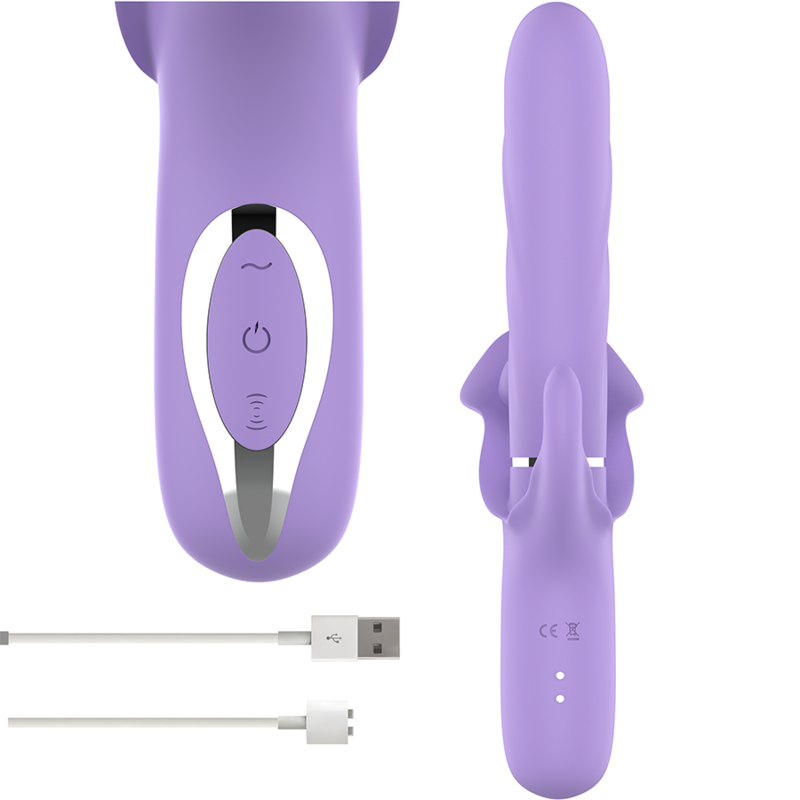 Frutille Intense Billie vibratore viola 4 motori aspirazione