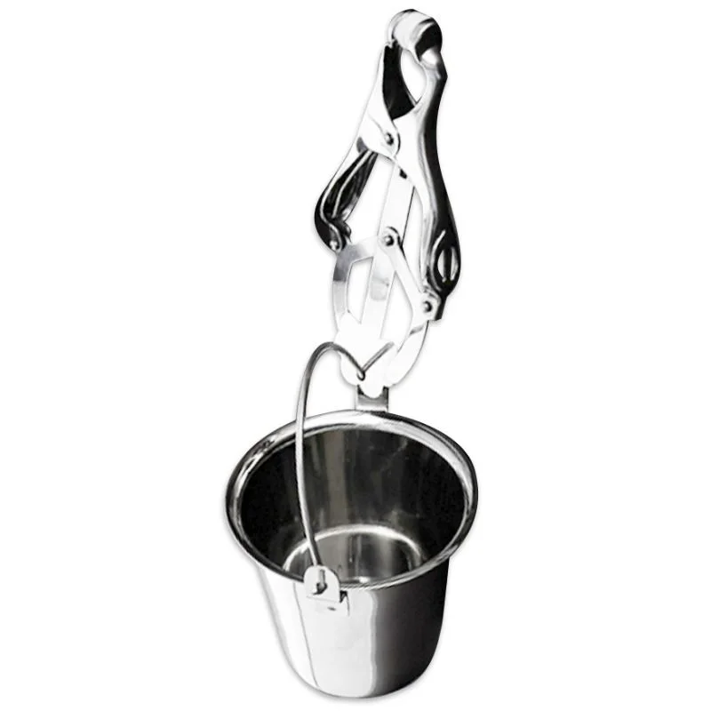 Metal Hard pinze capezzoli con serbatoio acciaio
