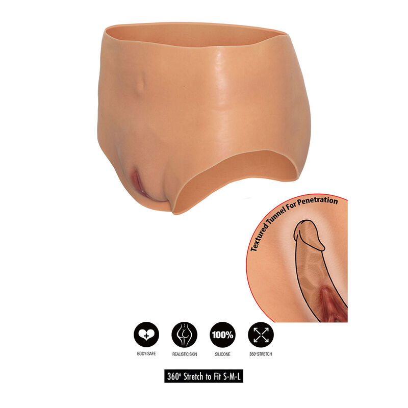 Hidden Desire Alter Ego slip anatomico silicone carne S-L