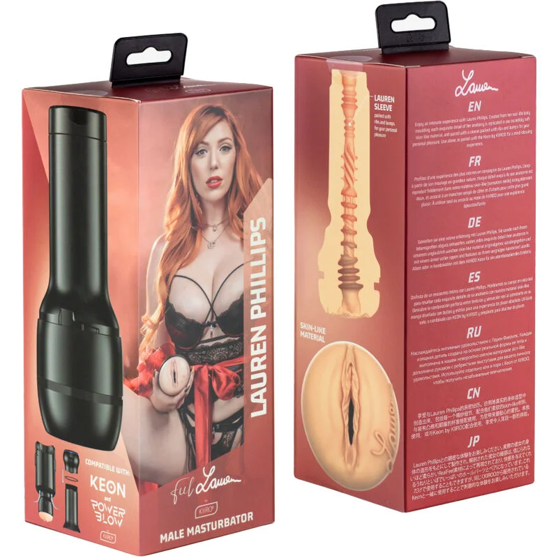 Kiiroo FeelLauren stroker TPE compatibile Keon