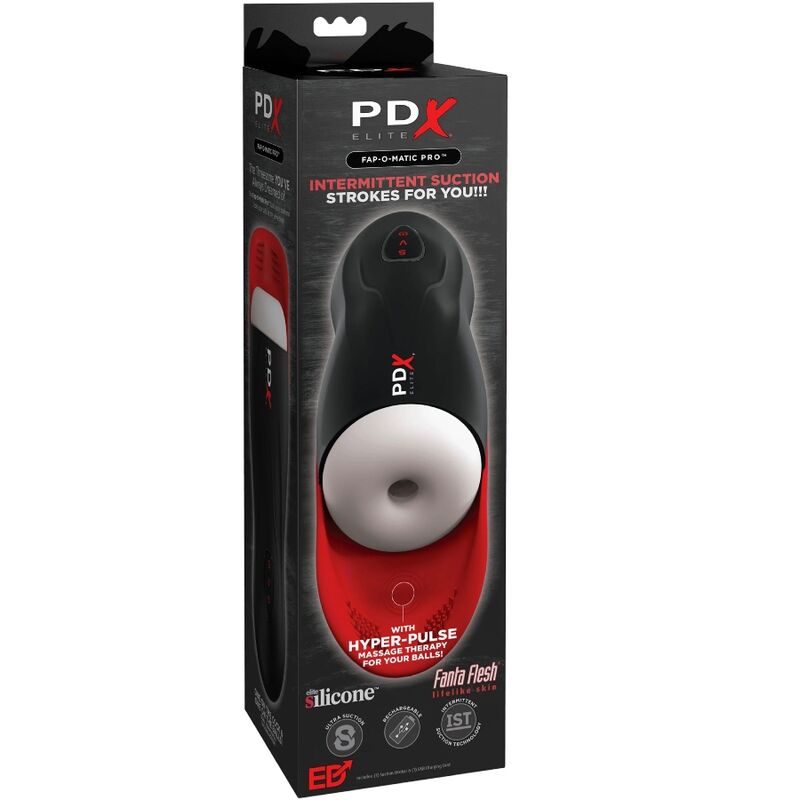 PDX Elite Fap-O-Matic Pro masturbatore aspirazione nero