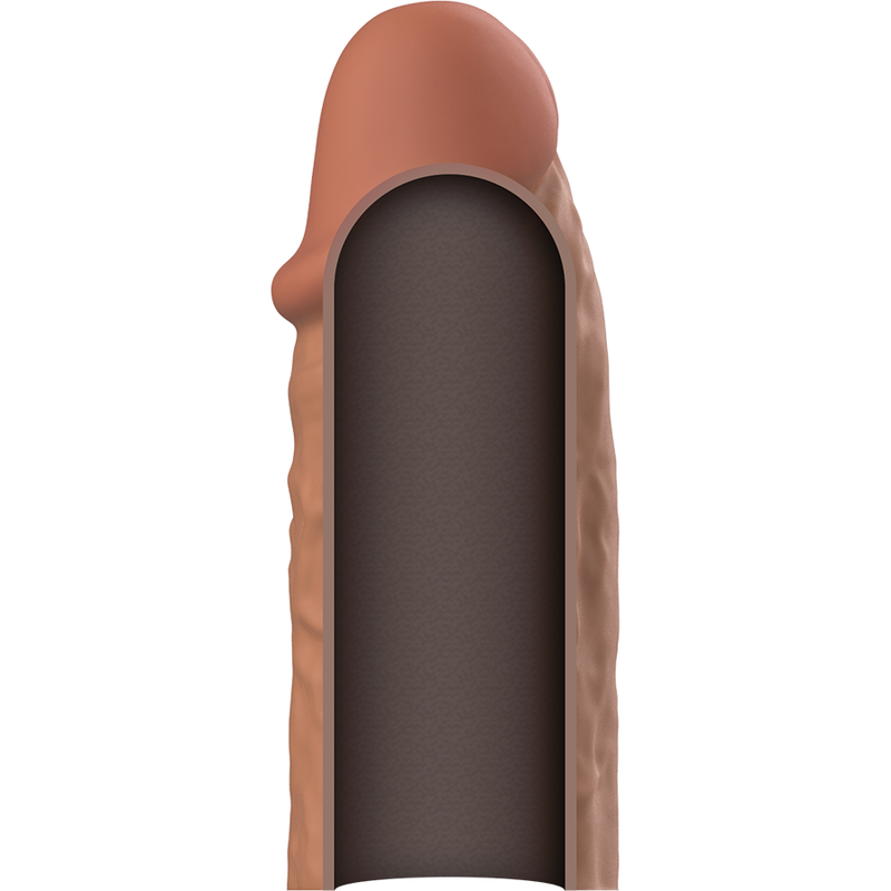 VirilXL V3 estensione silicone marrone 8,5 cm