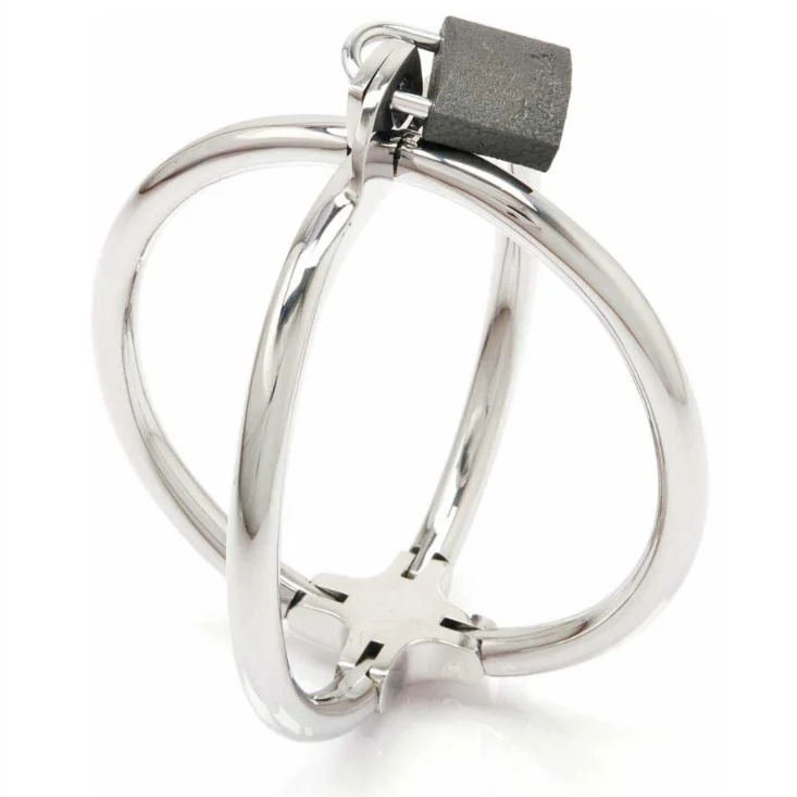 Metal Hard Criss Cross fermamanette acciaio incrociate
