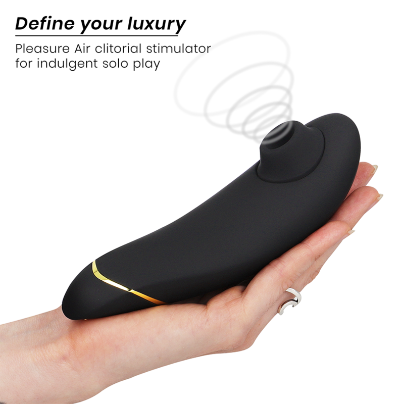 Womanizer Premium 2 stimolatore clitorideo Nero Pleasure Air