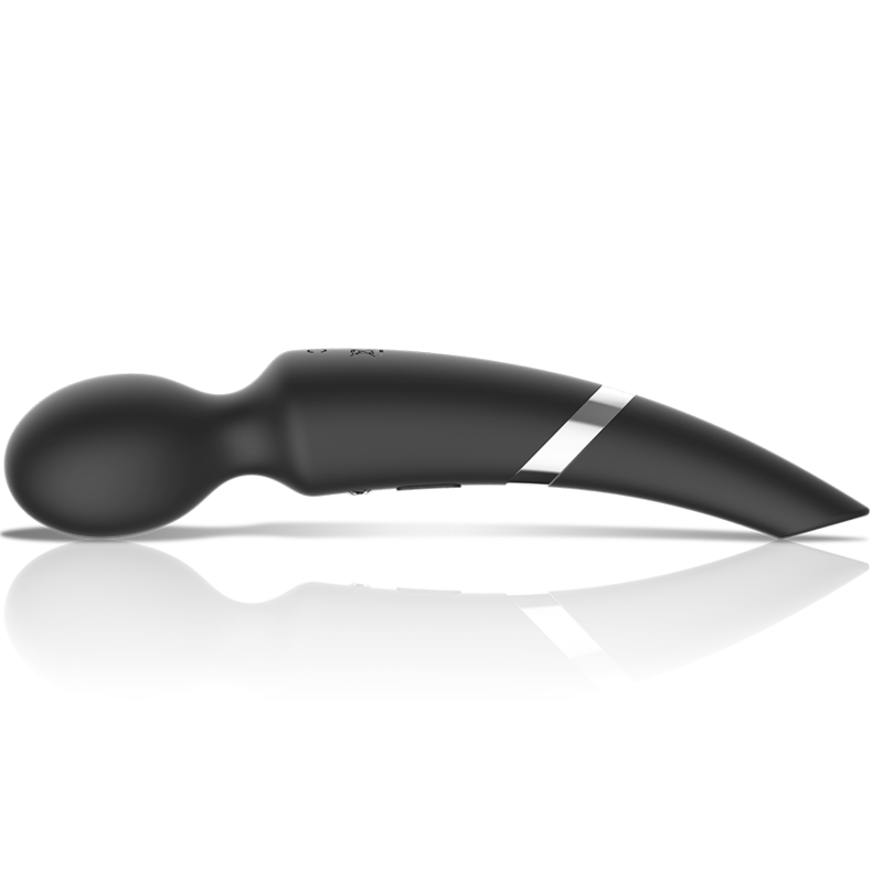 Black&Silver Beck Wand 2in1 vibratore massaggiatore