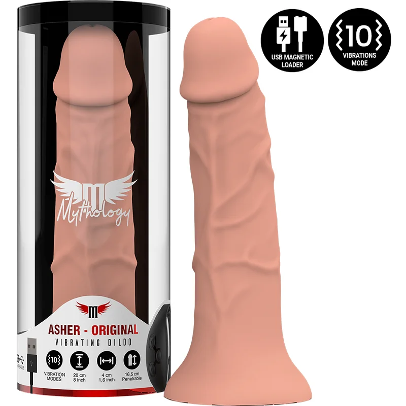 Mythology Asher Original M dildo realistico vibrante 20 cm