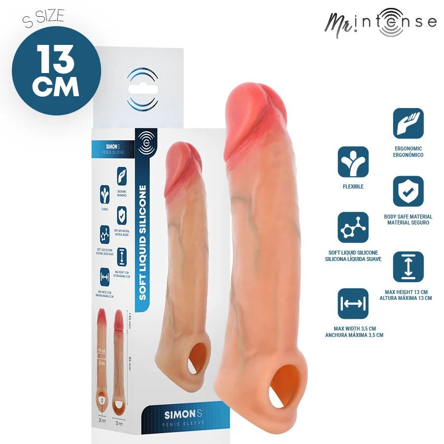 Mr Intense Simon S guaina fallica 13 cm silicone morbido