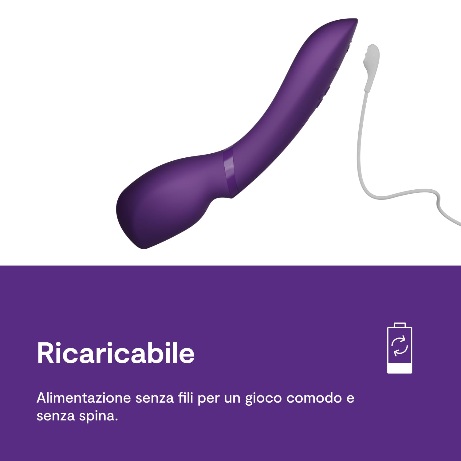 We-Vibe Wand 2 massaggiatore bacchetta vibrante con app silenzioso