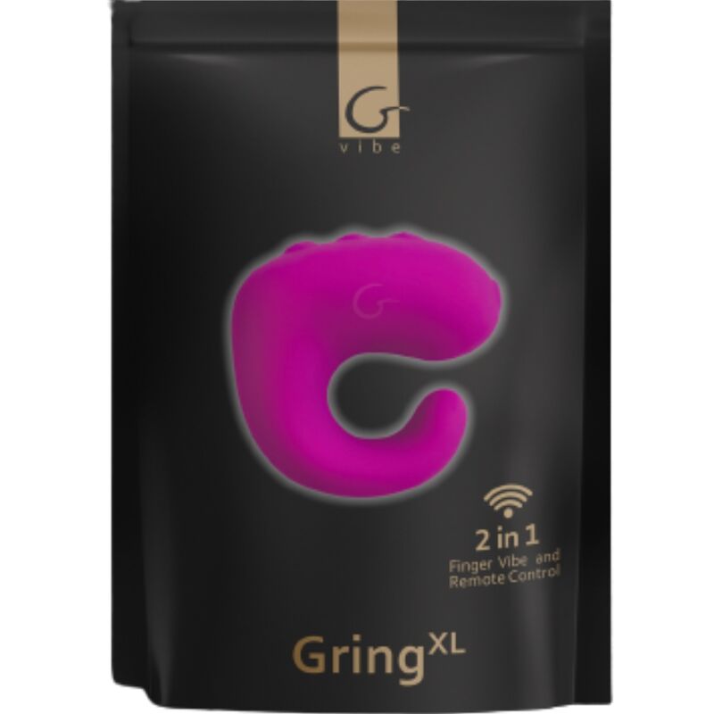 G-Vibe GringXL anello vibrante lampone ricaricabile