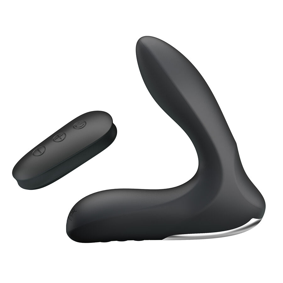 MR Play Plug Prostatico Gonfiabile plug nero con telecomando