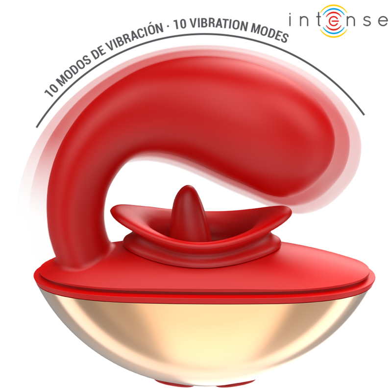 Intense Mariah Rosso vibratore punto G silicone silenzioso