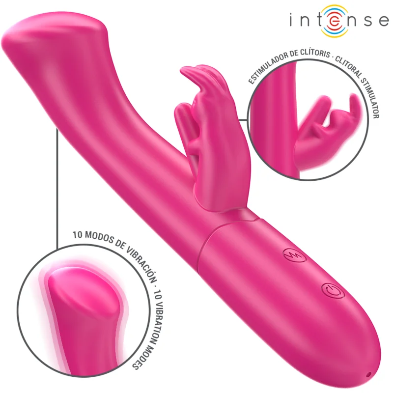 Intense Julieta Rosa vibratore rabbit doppia stimolazione