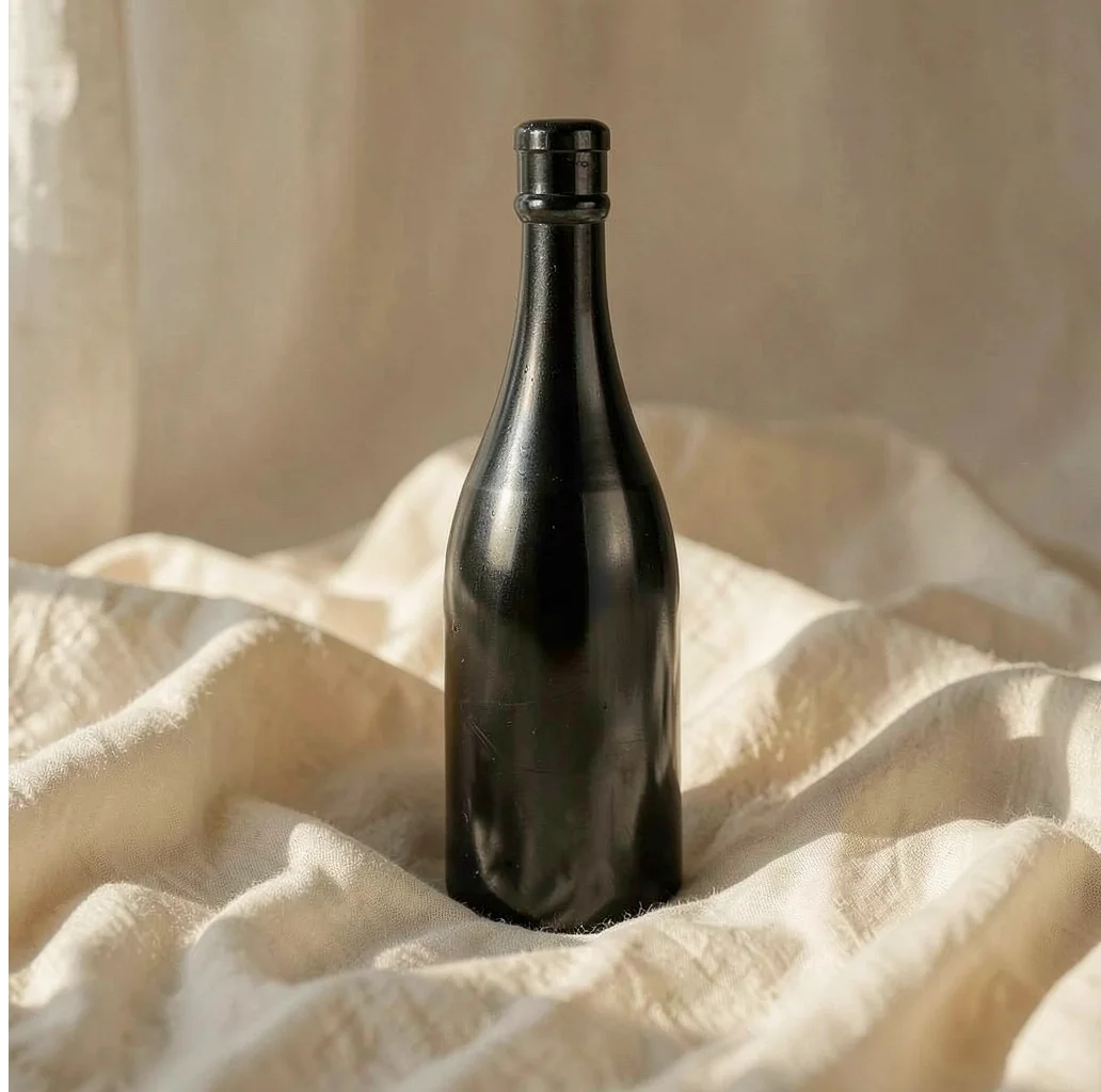 All Black bottiglia 34,5 cm plug anale PVC 9 cm avanzati