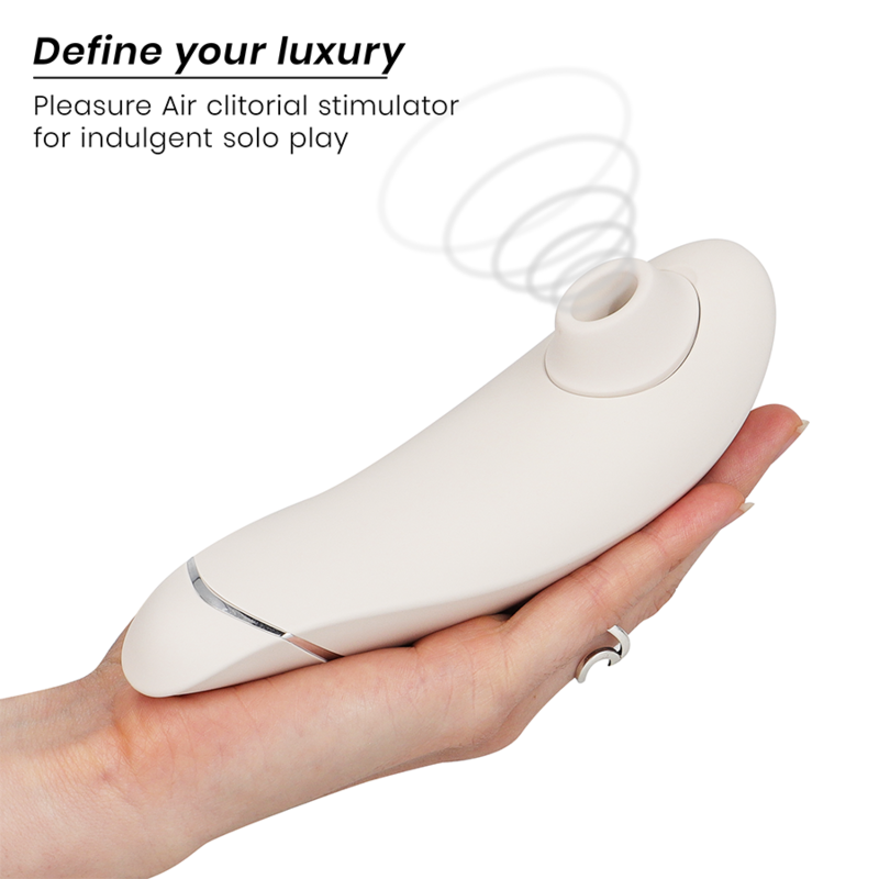 Womanizer Premium 2 stimolatore clitorideo grigio caldo 14 livelli