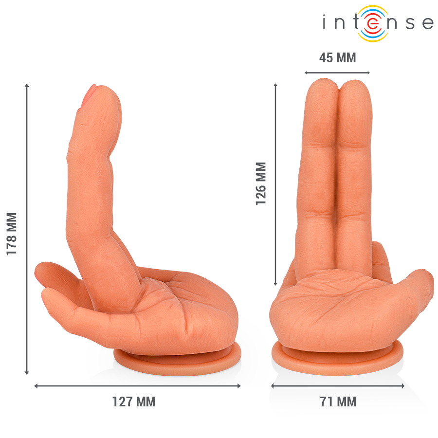 Intense Leela dildo realistico con ventosa 126 mm
