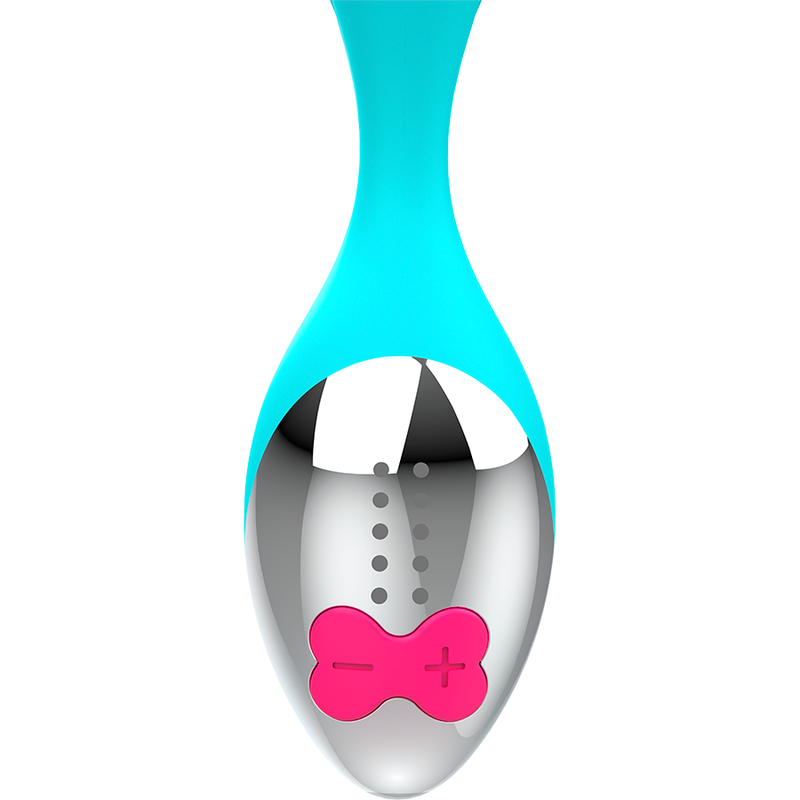 Happy Loky Mini Fun vibratore turchese silicone