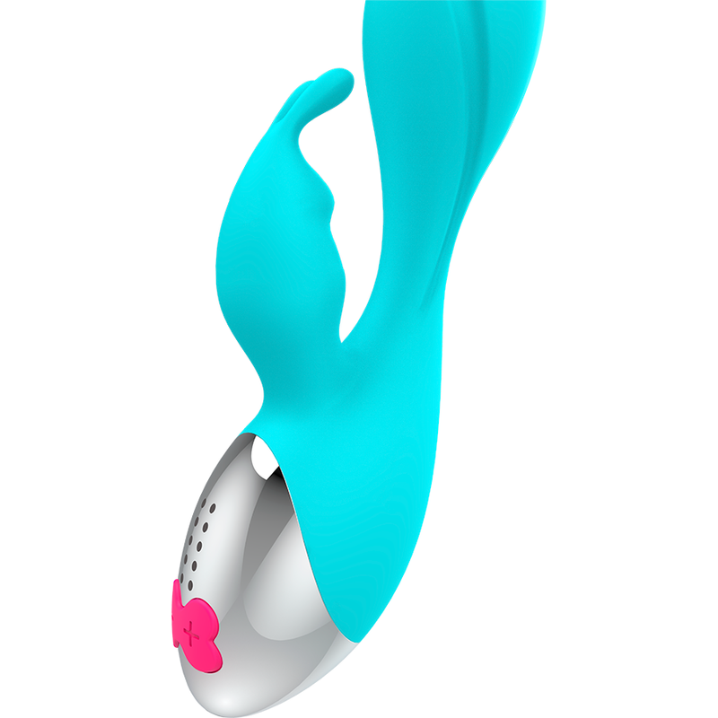 Happy Loky Miki vibratore turchese 2 motori waterproof