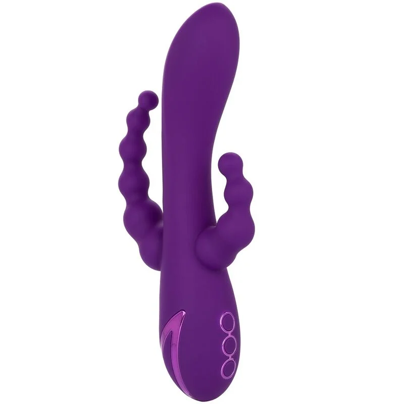 CalExotics Long Beach Bootylicious vibratore rabbit viola 3 motori