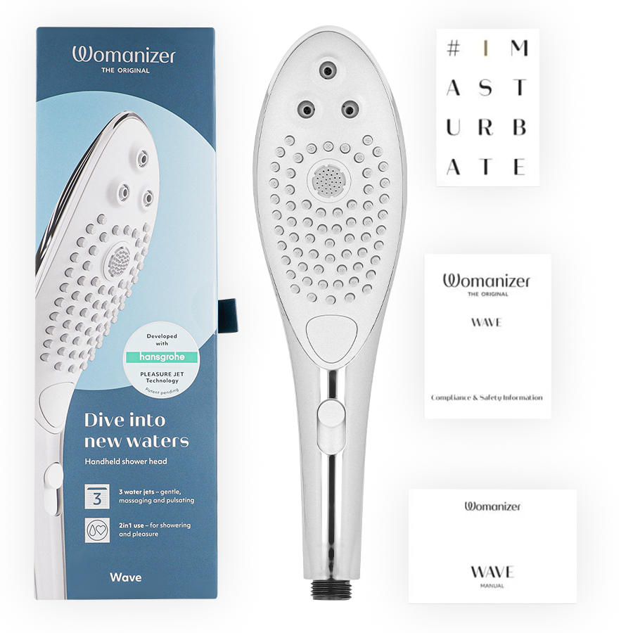 Womanizer Wave Cromato soffione doccia stimolante