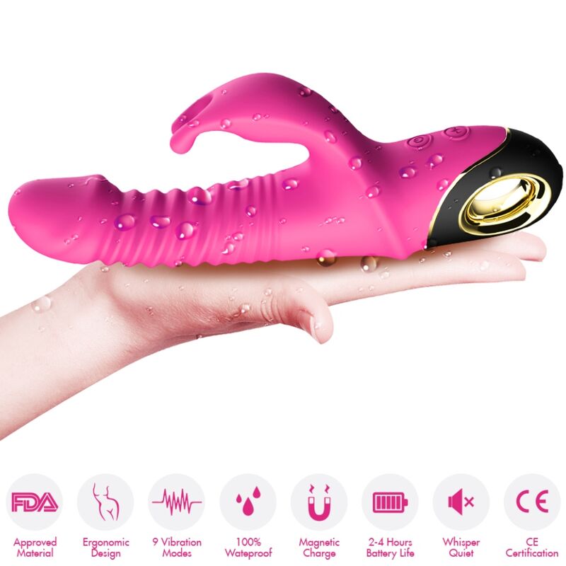 Armony Zing Fucsia vibratore spinta e rotazione