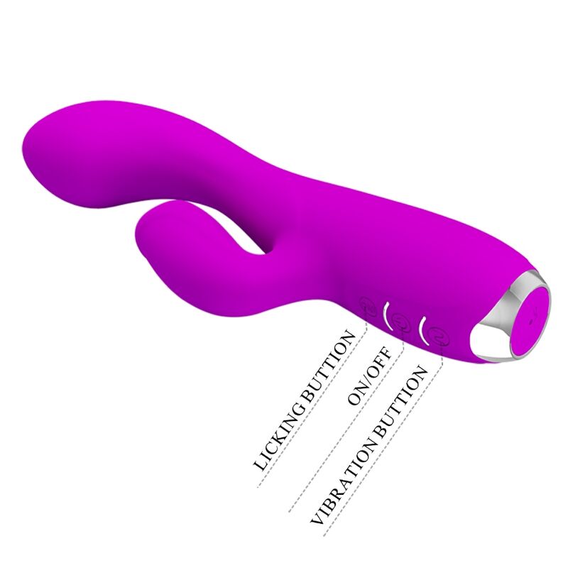 Pretty Love Gloria vibratore rabbit viola doppia stimolazione