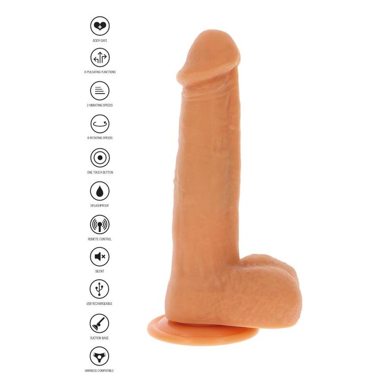 Get Real Naked Perline Rotanti vibratore silicone telecomando