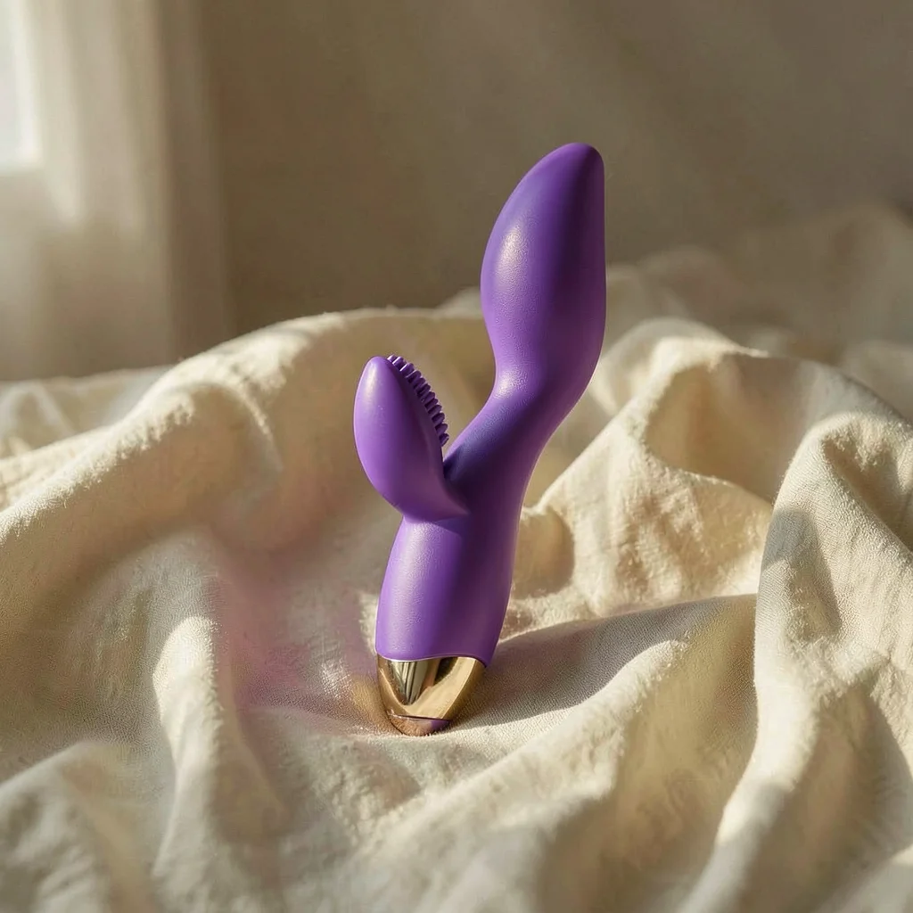 Womanvibe Donna vibratore rabbit 2 motori silicone 10 modi