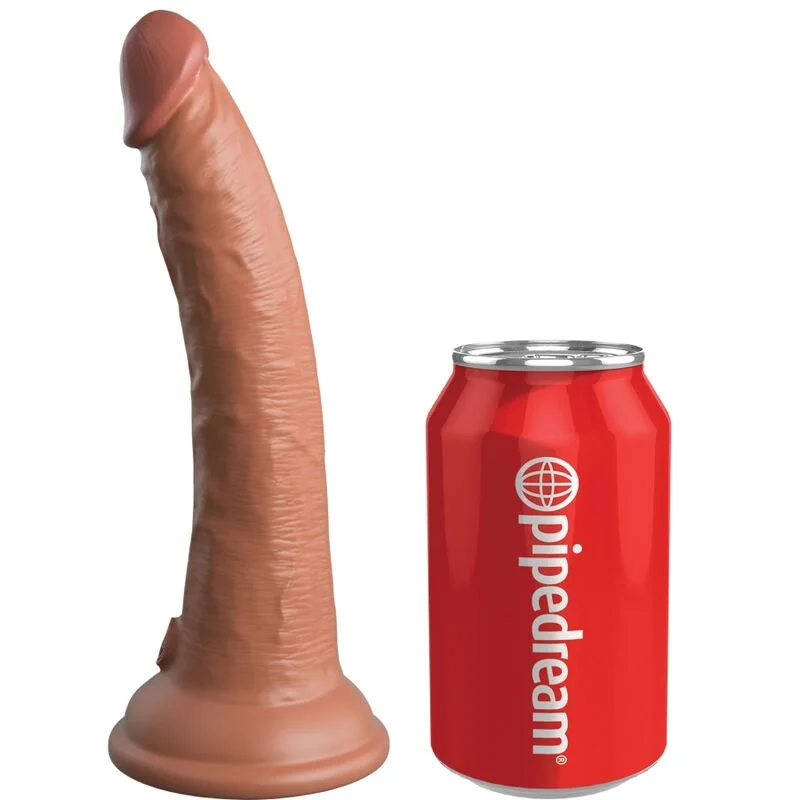 King Cock Elite dildo 17,8 cm caramel doppia densità