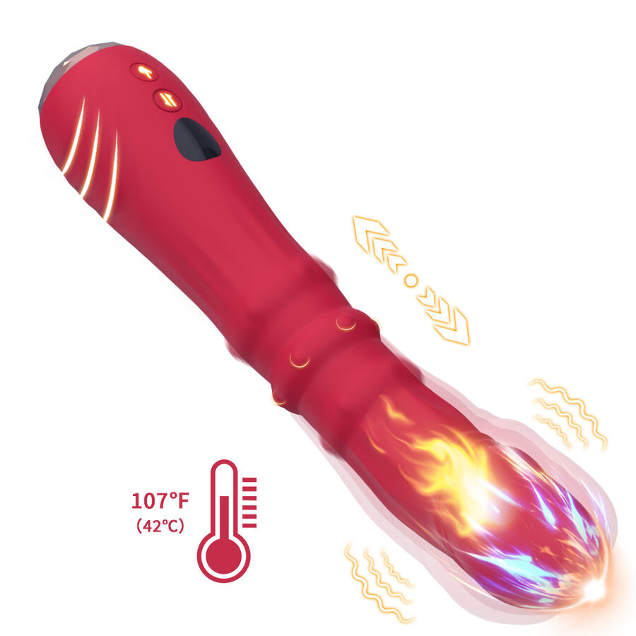 Armony A-Spot Heat vibratore rosso riscaldante